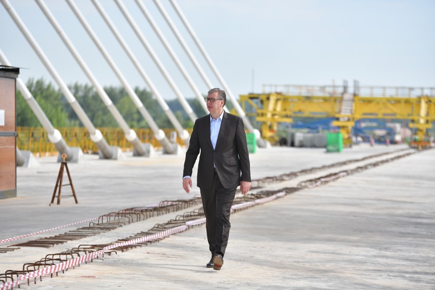  Aleksandar Vučić  radovi na Fruškogorskon koridoru   