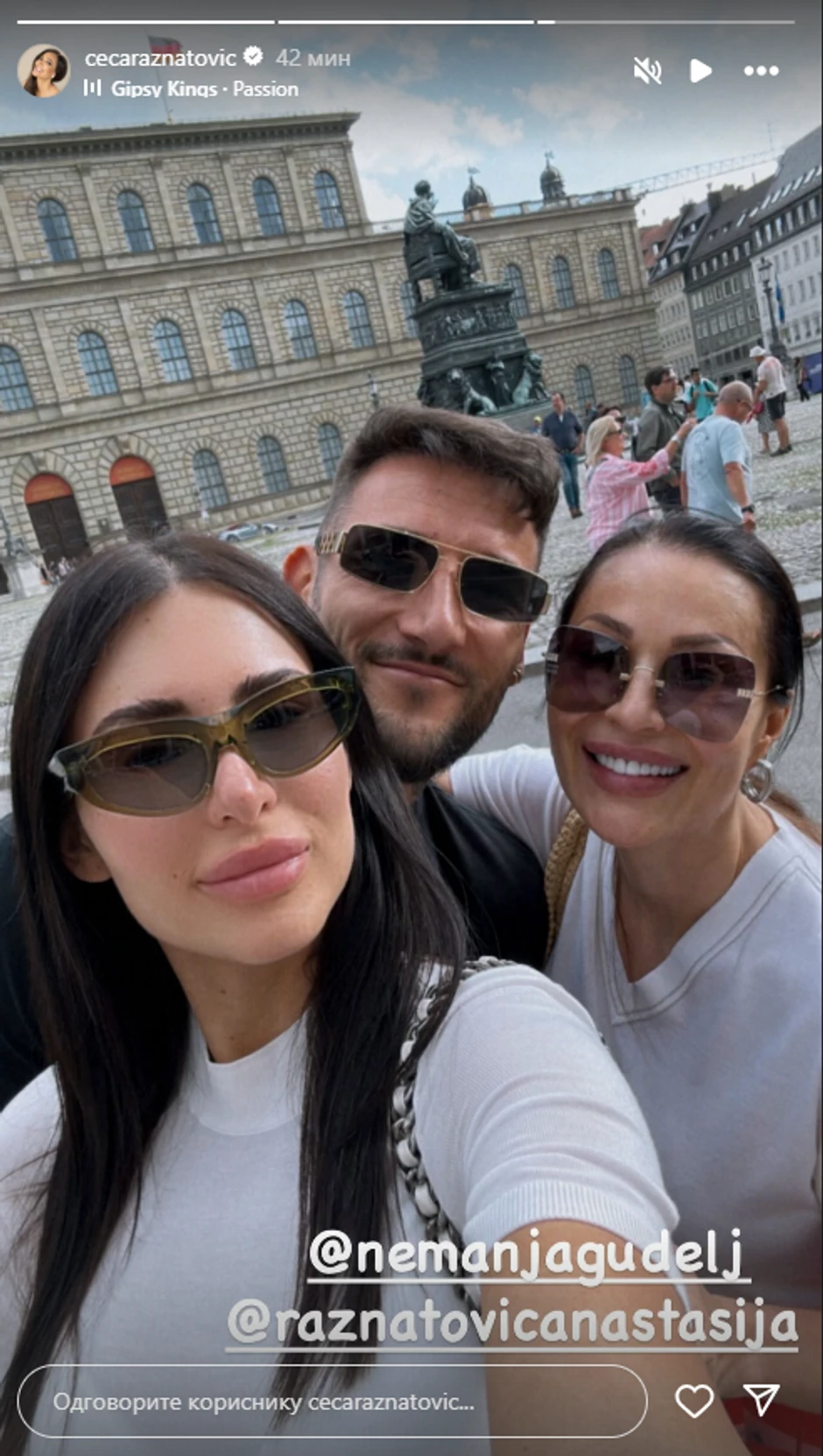 Ceca, Anastasija i Gudelj