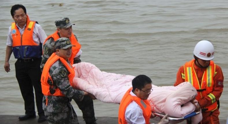 396 people dead in China's boat accident.