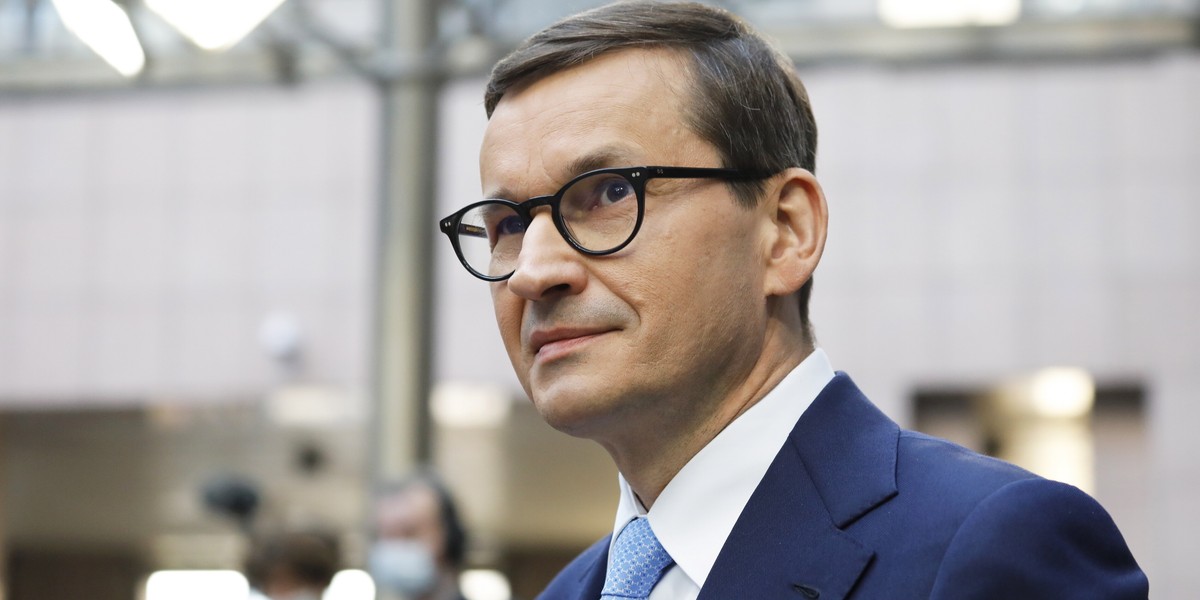 Premier Mateusz Morawiecki. 