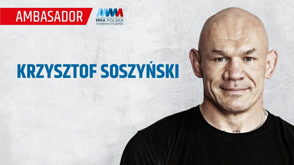 Krzysztof Soszyński ambasadorem Stowarzyszenia MMA Polska