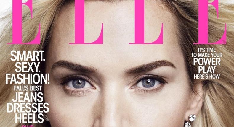 Kate Winslet for Elle magazine's 'Women in Hollywood' issue.