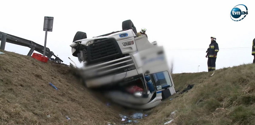 Tragiczny wypadek ciężarówki na Śląsku