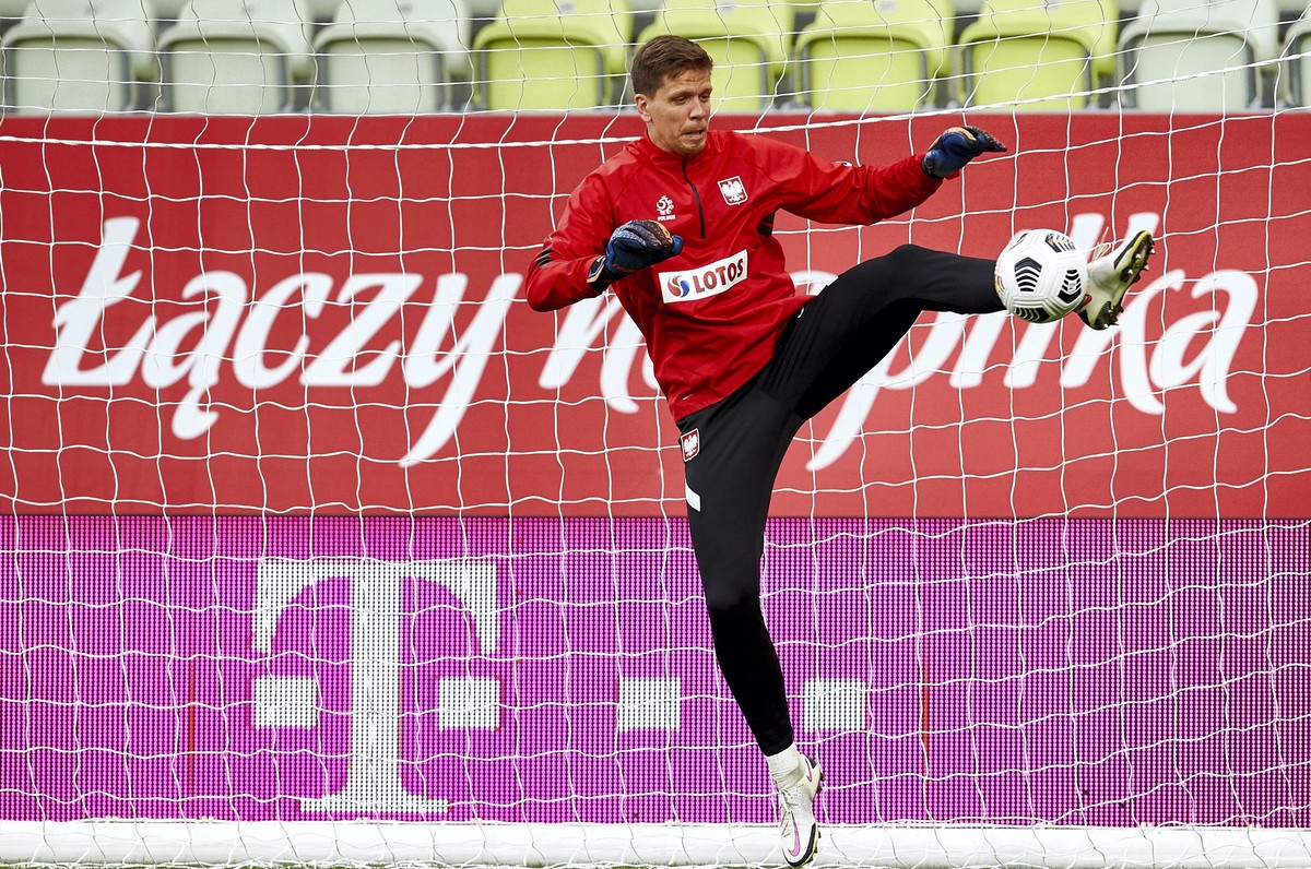 Bramkarz piłkarskiej reprezentacji Polski Wojciech Szczęsny