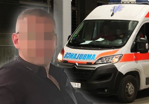 Povređeni vozač saniteta u Vranju