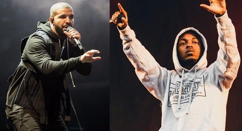 Drake and Kendrick Lamar