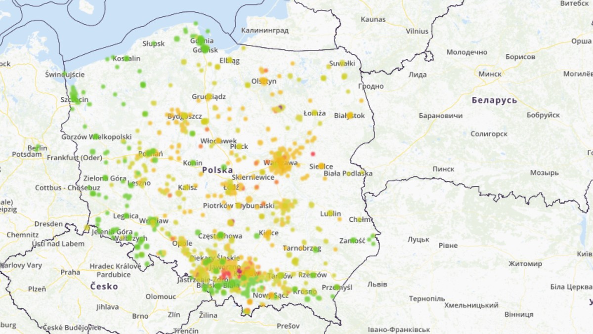 Smog w Polsce - 4 grudnia. Stan, jakość i zanieczyszczenie powietrza