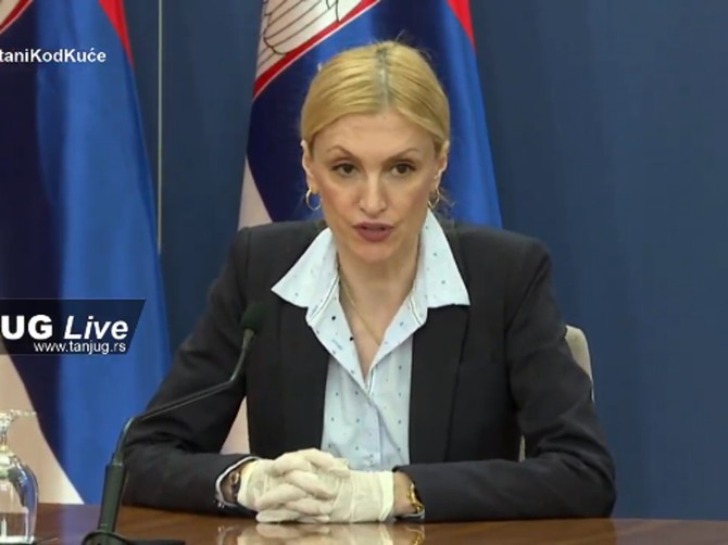 Dr Ivana Milošević na današnjoj konfrenciji