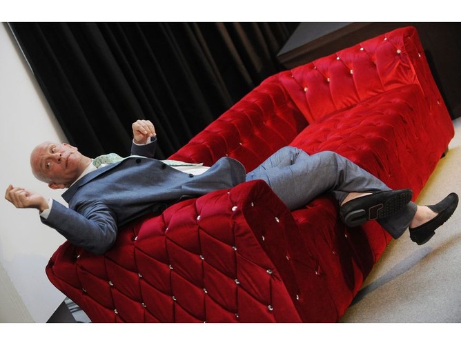 Aktor osobiście przyglądał się prezentacji kolekcji