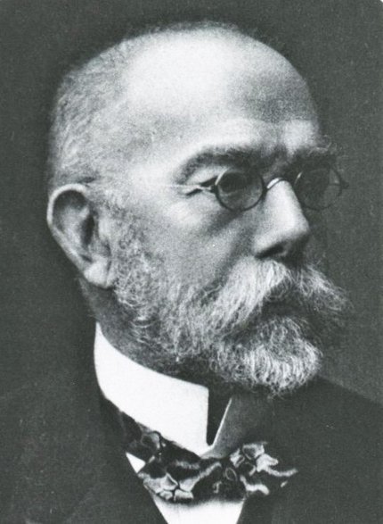 Robert Koch. To on odkrył bakterię, która powoduje cholerę.