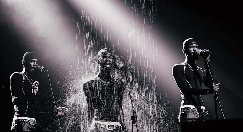 Black Sherif performing at the 2022 3Music Awards Photo credit @ theSeyram