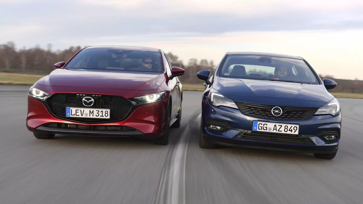 Porównanie: Mazda 3 i Opel Astra