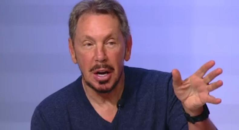 Oracle co-founder, chief technology officer and executive chairman Larry Ellison