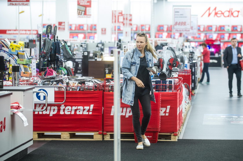 Anna Guzik na zakupach w Bielsko-Białej