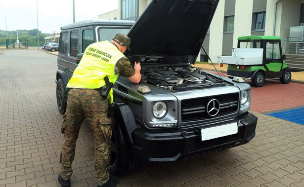 Mercedes G 63 AMG odzyskany przez Straż Graniczną