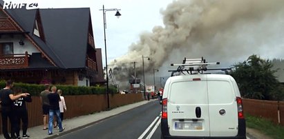 Płonie pensjonat w Białce Tatrzańskiej