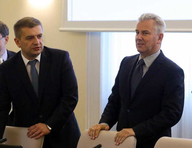 Bartosz Arłukowicz i Cezary Grabaczyk