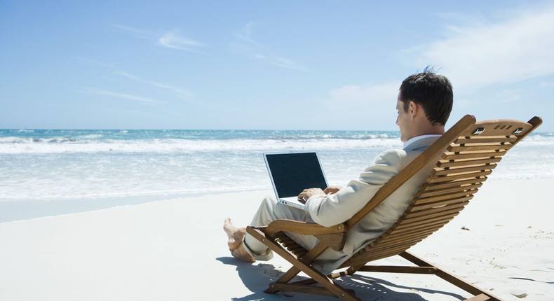 A Florida Gen Xer secretly worked three remote jobs to boost his income and job security. Worker in the story not pictured. ZenShui/Sigrid Olsson, via Getty Images