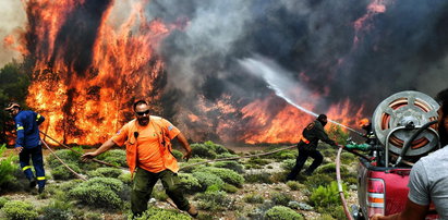 Pożary szaleją w Grecji. Ewakuowano dwie miejscowości