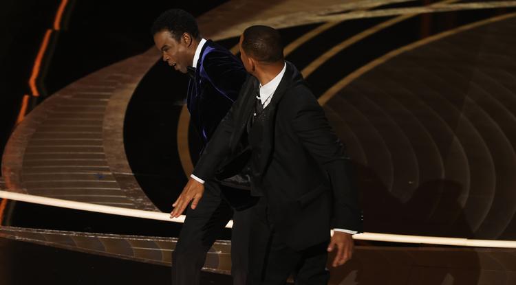 Will Smith behúzott egyet Chris Rocknak az idei Oscar-gálán Fotó: Getty Images