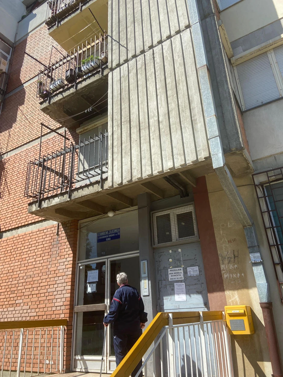 Zgrada u kojoj se dogodilo ubistvo i samoubistvo