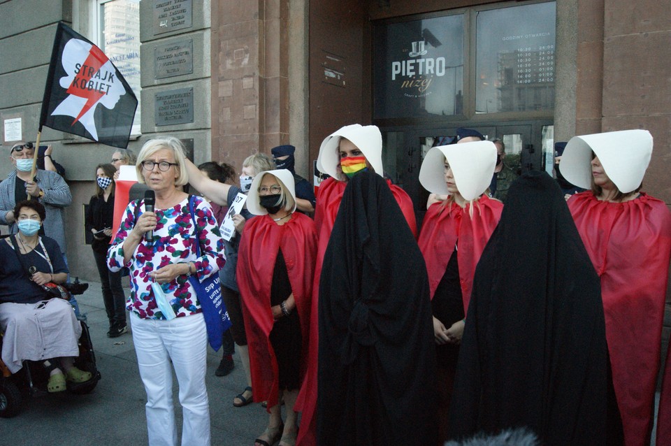 Protest przed siedzibą Ordo Iuris 