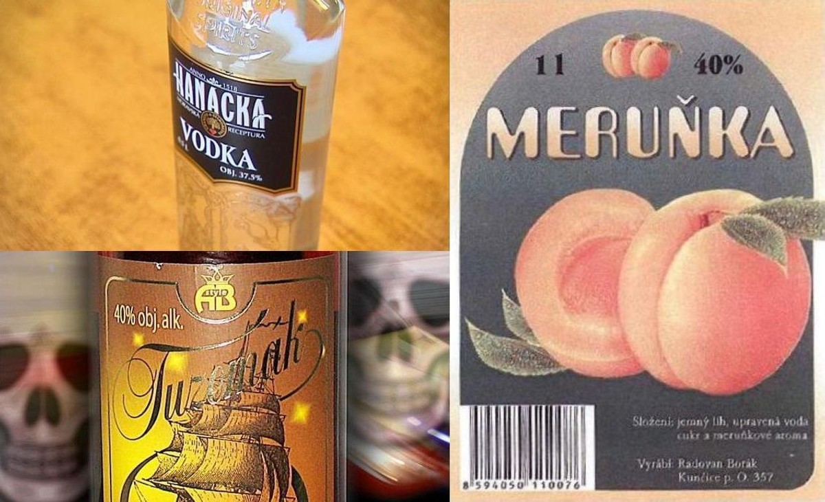 Czeskie alkohole, które mogą być skażone alkoholem metylowym