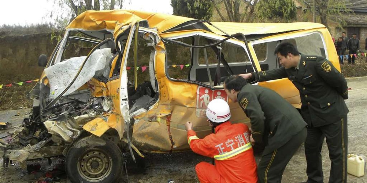 Tragedia. 17 przedszkolaków zginęło w wypadku