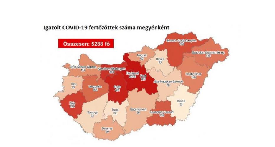 73 fővel emelkedett a beazonosított fertőzöttek száma és nincs újabb elhunyt