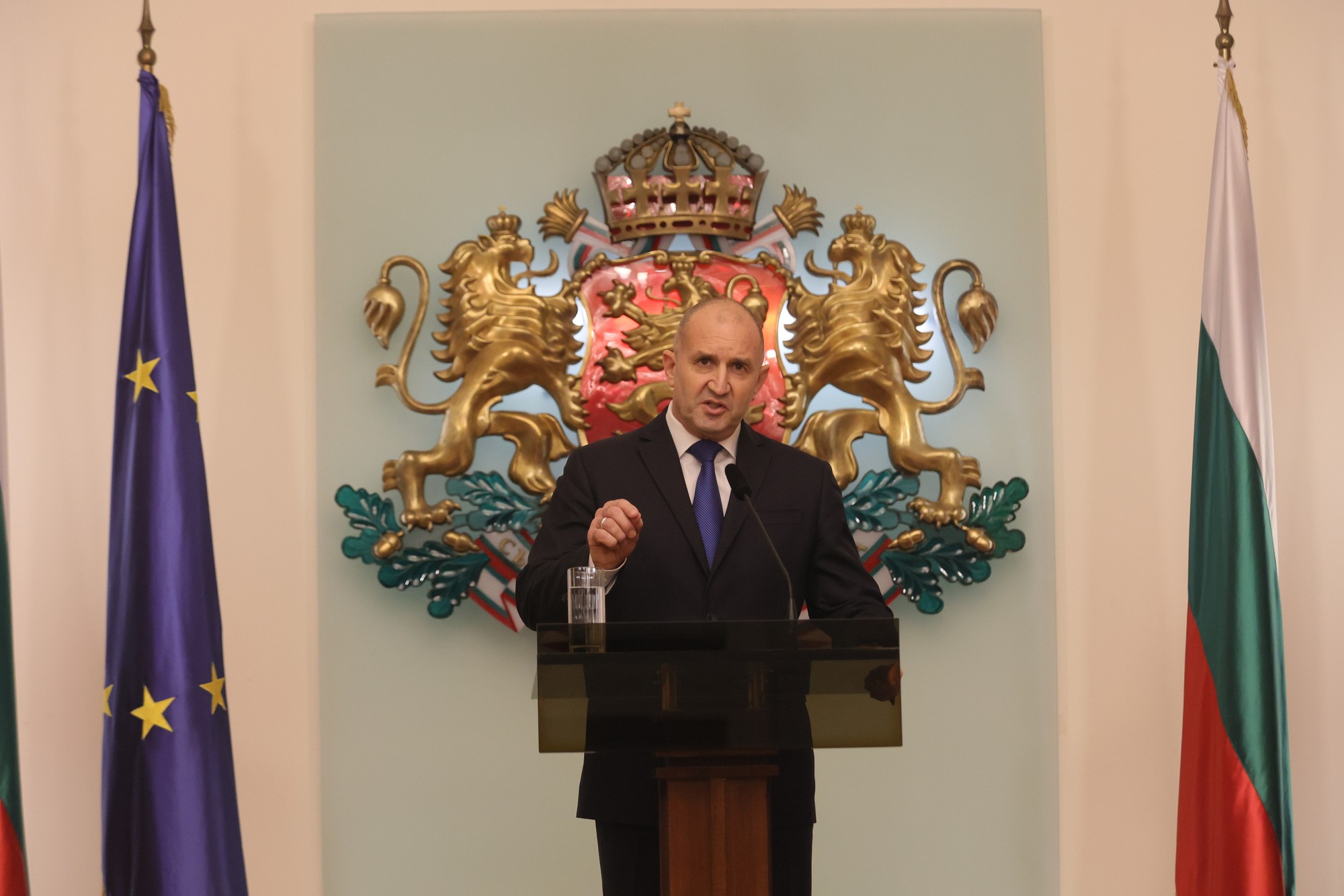 Bulharský prezident Rumen Radev.