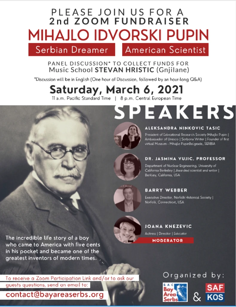 Tribina o Mihajlu Pupinu u SAD