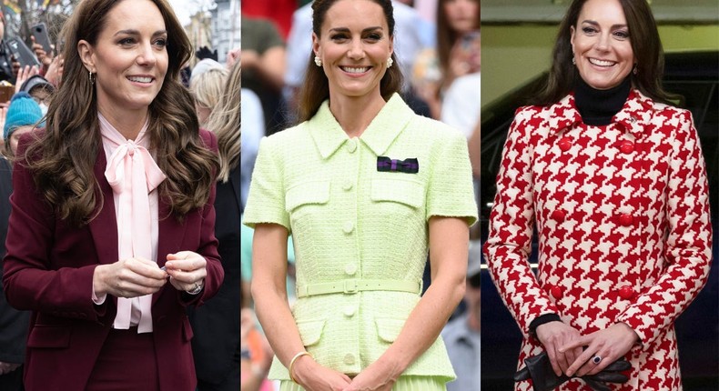 Insider rounded up Kate Middleton's best looks from her first year as Princess of Wales.Samir Hussein/WireImage/Karwai Tang/WireImage/Matthew Horwood/Getty Images