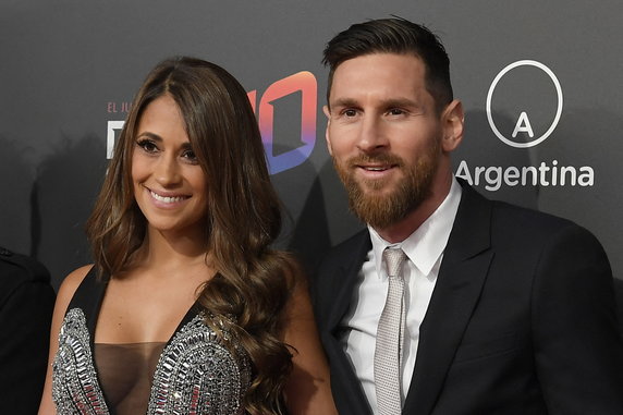 Leo Messi i Antonela Roccuzzo w 2019 r.