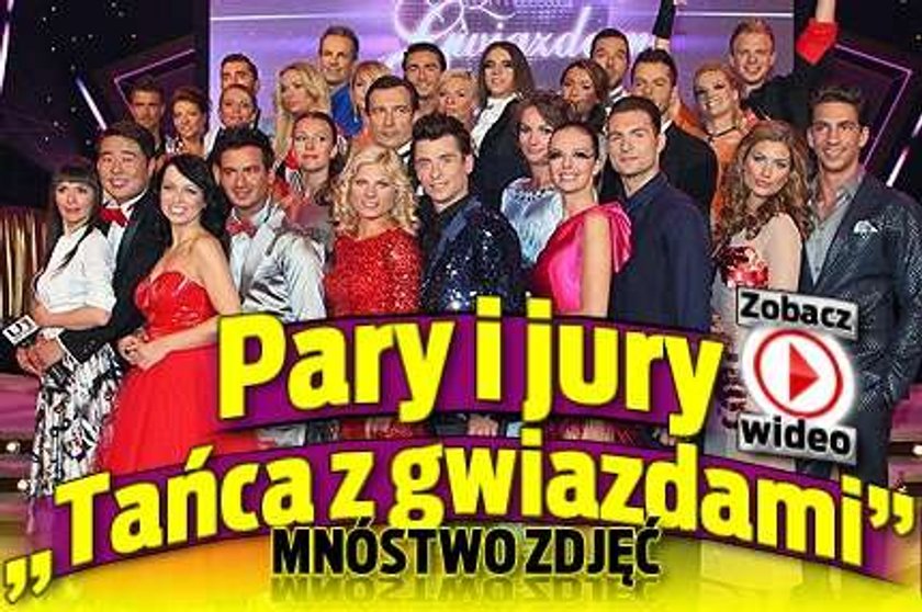 Pary i jury "Tańca z gwiazdami". FILM/FOTO