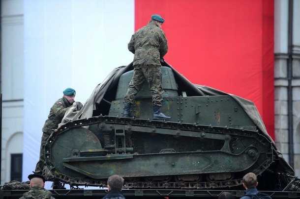 Czołg Renault FT-17 ustawianie