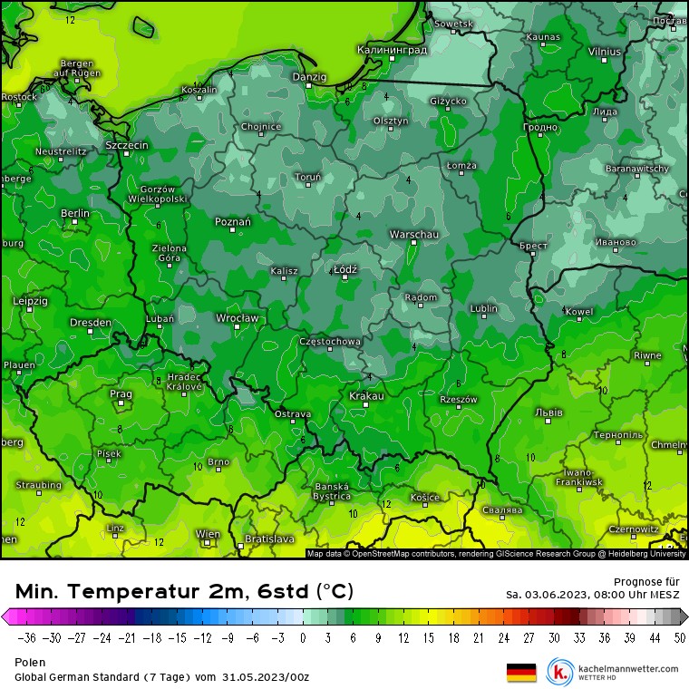 Pierwszą nocą z bardzo niską temperaturą będzie ta z piątku na sobotę.