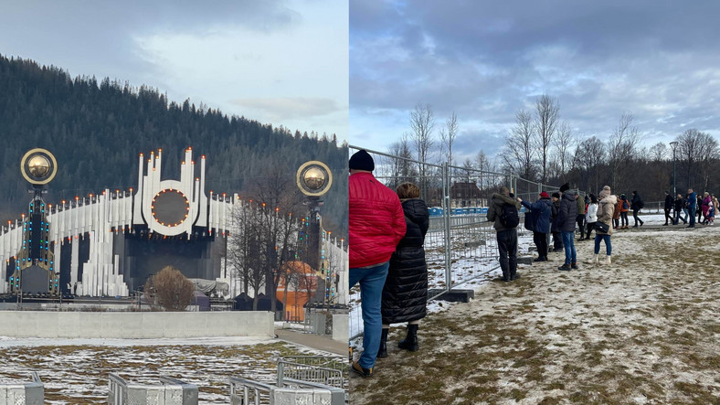 Scena gotowa na "Sylwestra Marzeń" w Zakopanem 