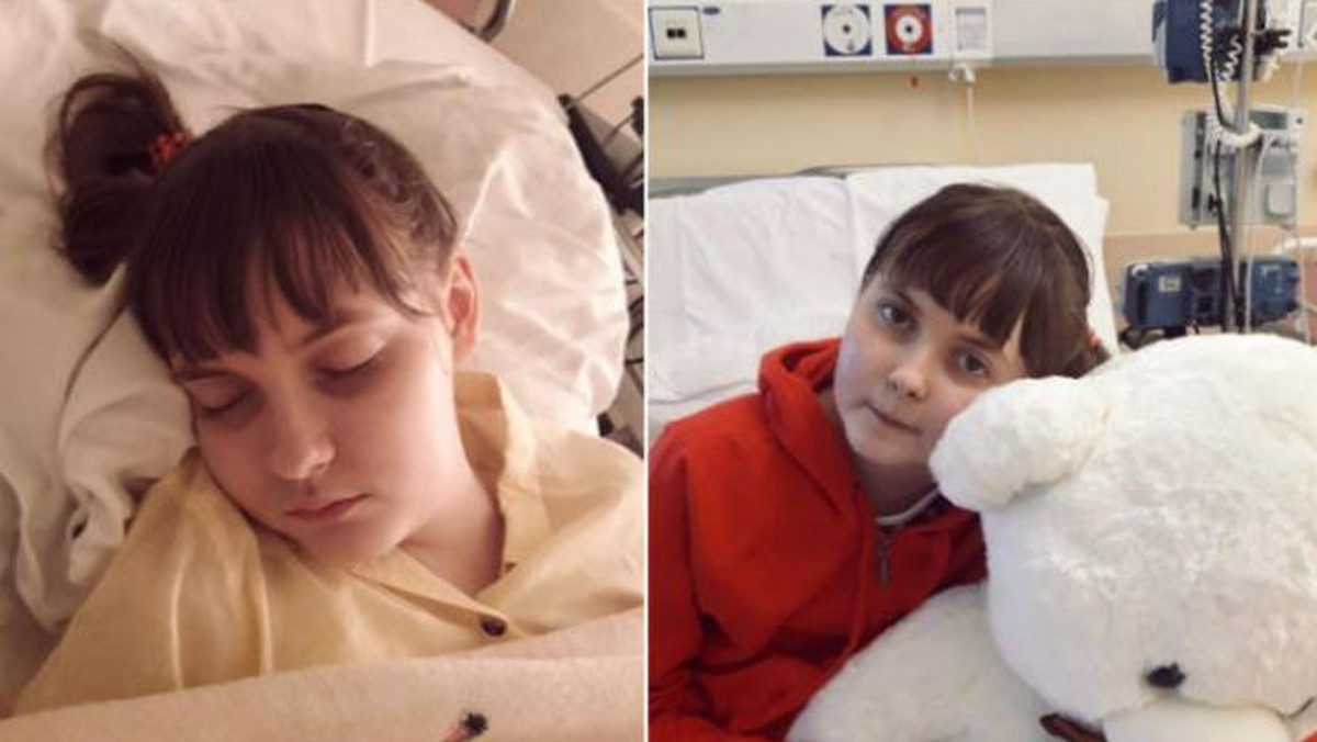 Trwa zbiórka na leczenie 12-letniej Aurelii. Ma nieoperacyjnego guza mózgu