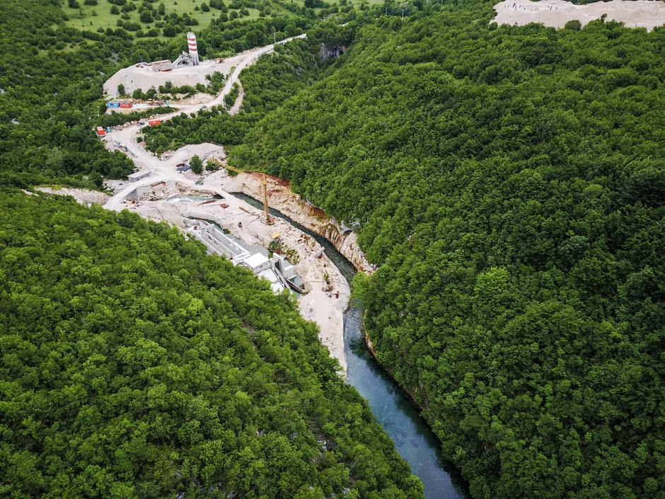 Gradnja elektrane na izvoru reke Sane