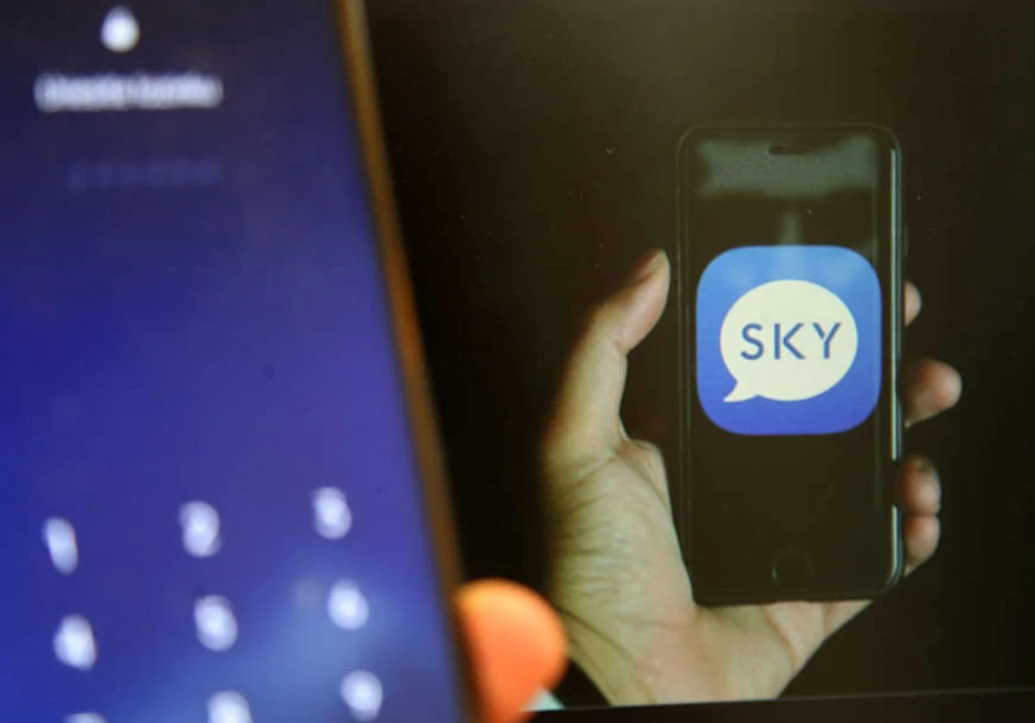 Telefon sa kriptovanom aplikacijom "Skaj"