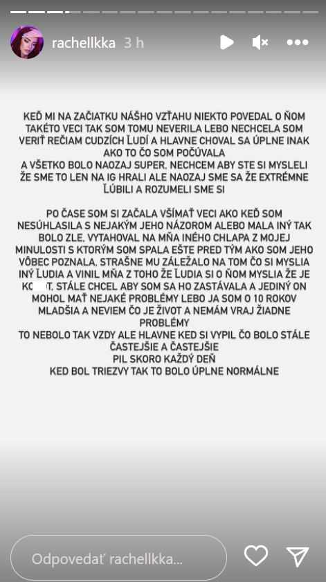 Ráchel Karnižová zverejnila šokujúce správy.