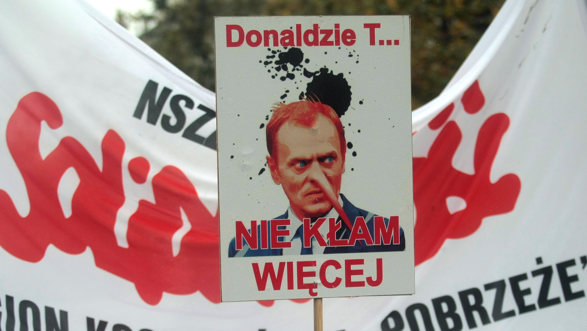Tuż po godzinie 14 w Warszawie zakończyła się demonstracja "Solidarności" i OPZZ. Protestujący złożyli petycje kierowaną do Donalda Tuska, w której domagają się zaprzestania cięć budżetowych. Zgromadzeni pod kancelarią premiera apelowali także do polityków słowami "obudźcie się".