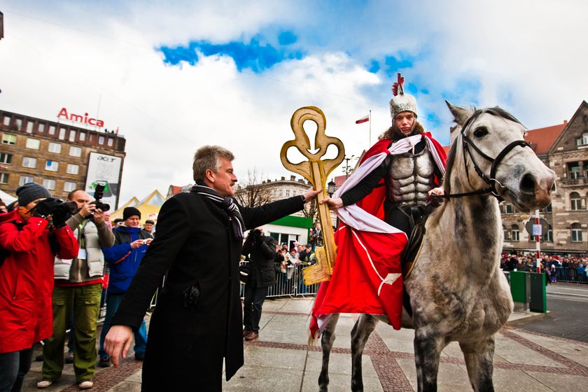 Przekazanie kluczy do bram Poznania