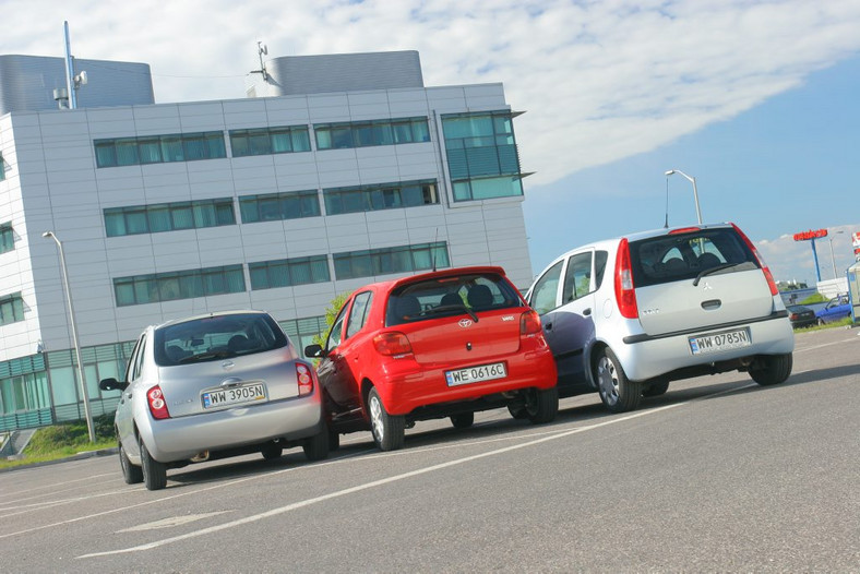 Mitsubishi Colt, Nissan Micra, Toyota Yaris