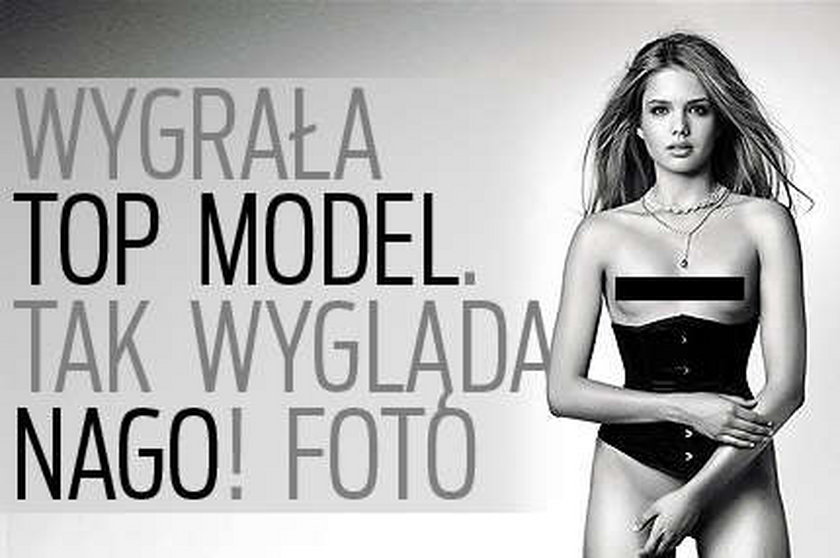 Wygrała Top Model. Tak wygląda nago! FOTO