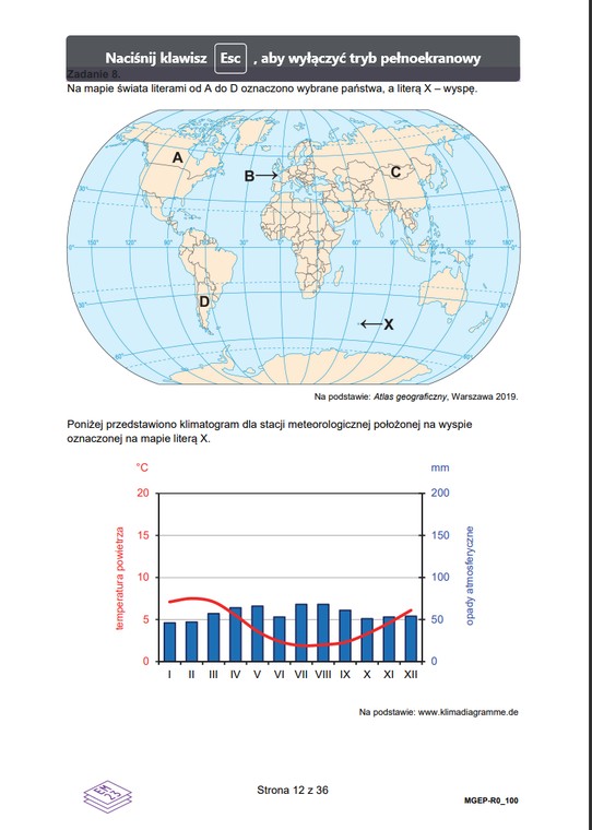 Matura 2023 z geografii, Formuła 2023