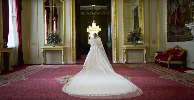 Replika venčanice koju je nosila princeza Dajana na venčanju
