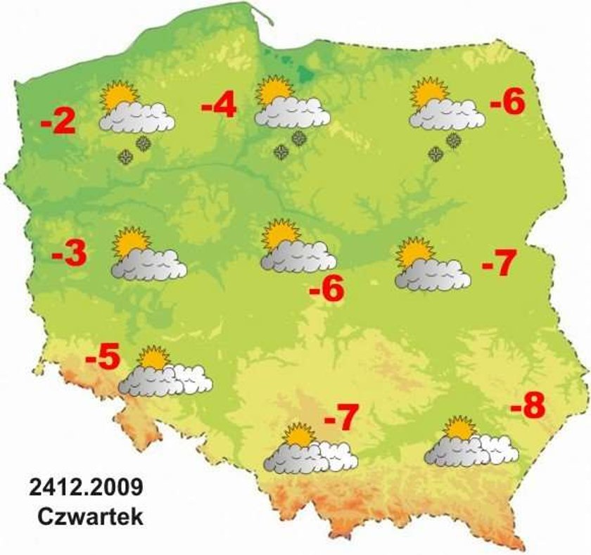 Będzie śnieg na święta!