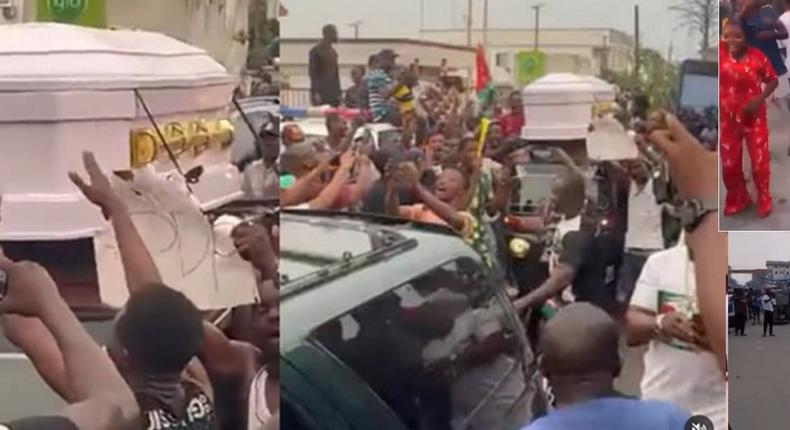 Abia residents celebrate Otti’s victory with free drinks, fireworks (Gistmania)