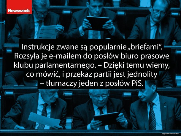 Przekazy dnia w PiS